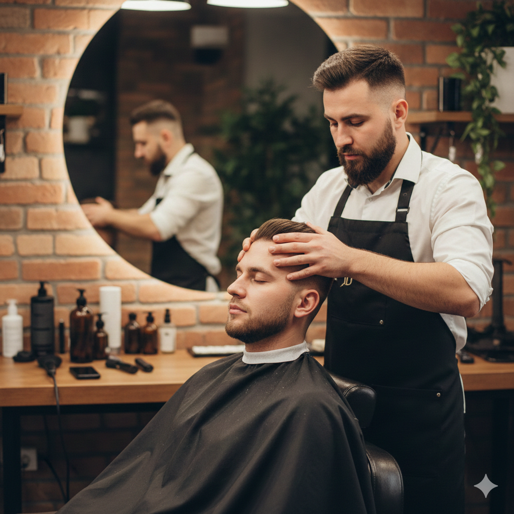 Head Oil Treatment with Steam
